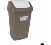 Cubo de basura tontarelli aurora 9l (12 unidades)