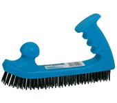 Silverline - cepillo de alambre con mango ergonómico 200 x 50 mm