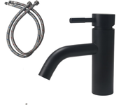 Grifo de cocina de acero inoxidable 304, grifo de baño con manguera, grifo para fregadero de agua fría y caliente, grifo para lavabo de baño, bañ