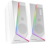 Altavoces con bluetooth mars gaming ms7/ 20w/ 2.0/ blancos