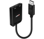 Lindy 38433 adaptador de cable de vídeo displayport 2 x hdmi