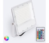 Ledkia foco proyector led 100w rgb ip65 s2 pro con mando ir rgb