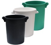 Cubo de basura apilable 50 lt - ø 41 xh 49 cm - verde