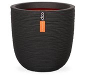 Jardinera nature rib 54x52 cm negro kblr935 capi