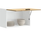 Mueble de pared de cocina de roble porto madera de ingeniería artesanal