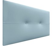 Dhome cabecero de polipiel pro cabeceros cabezal tapizado cama lujo (celeste, 105cm)