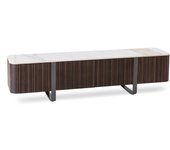 Soporte de tv oro-ébano 40 cm x 180 cm h. 45 cm
