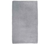 Alfombra de salón | alfombra de pelo largo navarra gris plata 80x150 cm poliéster cfw85824