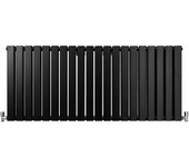 Radiadores de panel plano diseñador 600x1400mm negro mate calefacción central calefactor horizontal montaje pared para