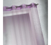 Visillo organza finas rayas horizontales