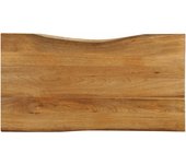 Tablero 110x60x2,5 cm borde vivo madera maciza de mango