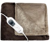 Manta eléctrica noveen eb640 marrón y beige 160x120