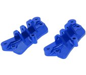 Enlaces de suspensión superior de montaje de caja de cambios delantera y trasera de aluminio rc para camión losi lmt 4wd con eje sólido 1/8 (azul)