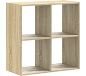 Estantería madera de ingeniería roble sonoma 68,5x32x68,5 cm