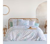 Housse de couette réersible en coton palm 140x200 cm