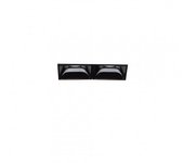 Downlight twin empotrable negro, 4000k, 6w