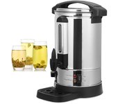Dispensador de bebidas calientes 8 l 1500 w acero inoxidable olla de chocolate para vino caliente grifo con tapa con cerradura