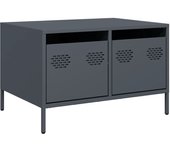 Mueble para tv | mueble de salón acero laminado en frío antracita 68x50x43,5 cm cfw54940
