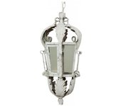 Biscottini farol de techo - acabado blanco antiguo en hierro macizo - lámpara de luz - exterior - mobiliario - decorativo - jardín - 30x24x58 cm