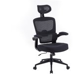 Silla gaming ergo waxter giratoria con ruedas abatible negro
