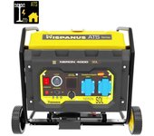 Generador inverter automático 4000w neron ats hispanus - arranque automático, alta potencia, ideal para emergencias e uso residencial