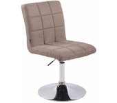 Silla ricky de tela color topo