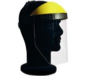 Visera protectora de pantalla en policarbonato con panel frontal