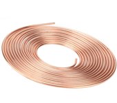 Tubo de freno de 25 pies con revestimiento de cobre de 3/16 in de diámetro exterior en rollo para sistema de combustible de frenado hidráulic