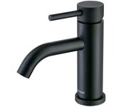 Grifo lavabo negro, grifo de baño, mezclador monomando - lomazoo nova