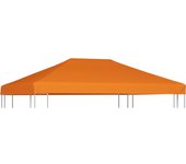 Maison exclusive - toldo de cenador 310 g/m² 4x3 m naranja