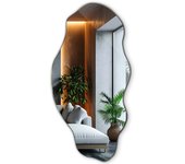 Espejo irregular para maquillaje, baño y dormitorio - 45 cm x 90 cm