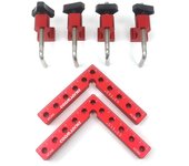 Bloque de posicionamiento de 90 grados, abrazadera de fijación en ángulo recto de aleación de aluminio, herramientas para trabajar la madera 140x140mm