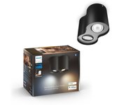 Foco hue pillar ambiance 2l negro & bt