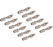 100 piezas 21.180 4 mm conector banana de cobre m5 conector banana macho para prueba electrónica