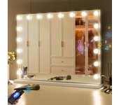 Espejo maquillaje con luz de pared 80x58cm - altavoz bluetooth