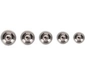 Repuestos para coronas de relojes, de acero inoxidable, color plateado, herramienta ligera y portátil para reparar relojes