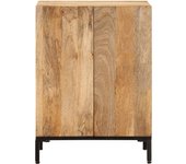 Aparador | aparador de comedor | armario de cocina de madera maciza de mango 53x35x72 cm cfw46418