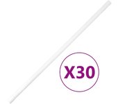 Vidaxl canaletas para cables pvc ø20 mm 30 m