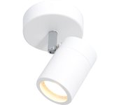 Mexlite - foco - upround led - blanco - metal - ø 10cm - gu10 - 2486w