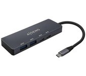 Hub usb tipo-c aisens a109-0744/ 2xusb/ 2xusb tipo-c/ gris