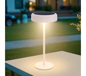 Zmh lámpara de mesa led inalámbrica con batería solar, lámpara de noche recargable, táctil y regulable para sala de estar