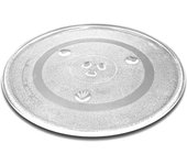 Vhbw placa de microondas universal para microondas por ej compatible con bosch, siemens, bauknecht - plato giratorio, vidrio, 31,5 cm