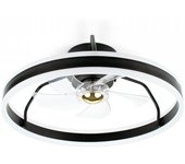 Ventilador de techo con luz noaton 16050b atria con luz led y mando