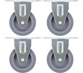 Maison exclusive - ruedas fijas 12 unidades 75 mm