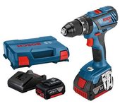 Taladro percutor a batería gsb18v-28 2x3.0ah gal18v-20 l-case