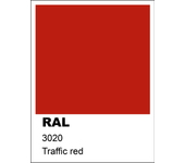 Lumicom | rond lámpara de techo, 1x gu10, max 33w, metal, rojo brillante, d.6cm x h10cm