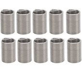 10 piezas de insertos de reparación de roscas, manguito de protección de alambre de acero, accesorios de hardware m18 x 22,5d