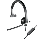 Auriculares logitech h650e negro microfono alambrico