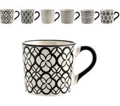 H&h set 6 tazze t vhera in stoneware cc 220