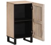 Aparador | aparador de comedor | armario de cocina de madera maciza de mango 40x34x75 cm cfw85785